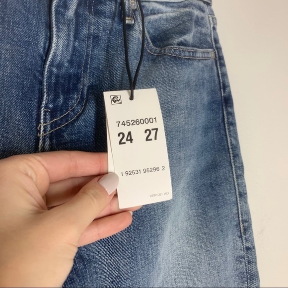 Levi’s Pin Dot Jeans Made Crafter Tapered Leg Blue - Picture 6 of 12